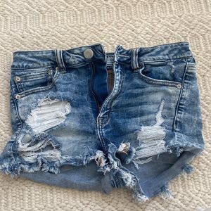 American Eagle super stretchy jean shorts